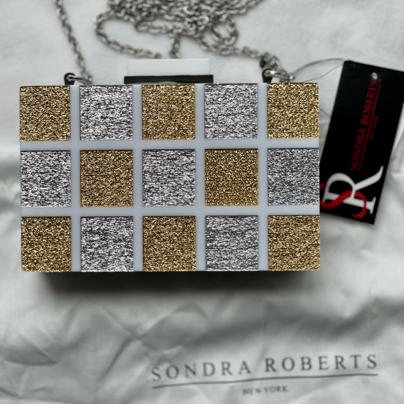 Sondra Roberts Resin Box Clutch - NEW WITH TAGS - Picture 2 of 10